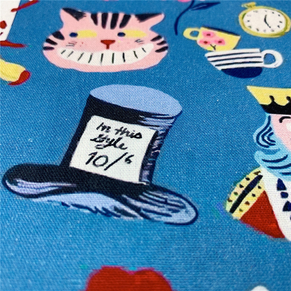 Cartoon Poker Alice 100% Cotton Fabric Material Patchwork Sewing Fabrics Quilt Needlework DIY Material