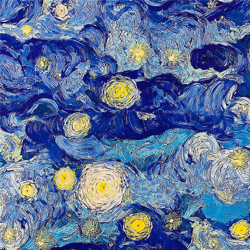 Cotton Fabric world masterpiece Starry sky moon night Sewing Patchwork