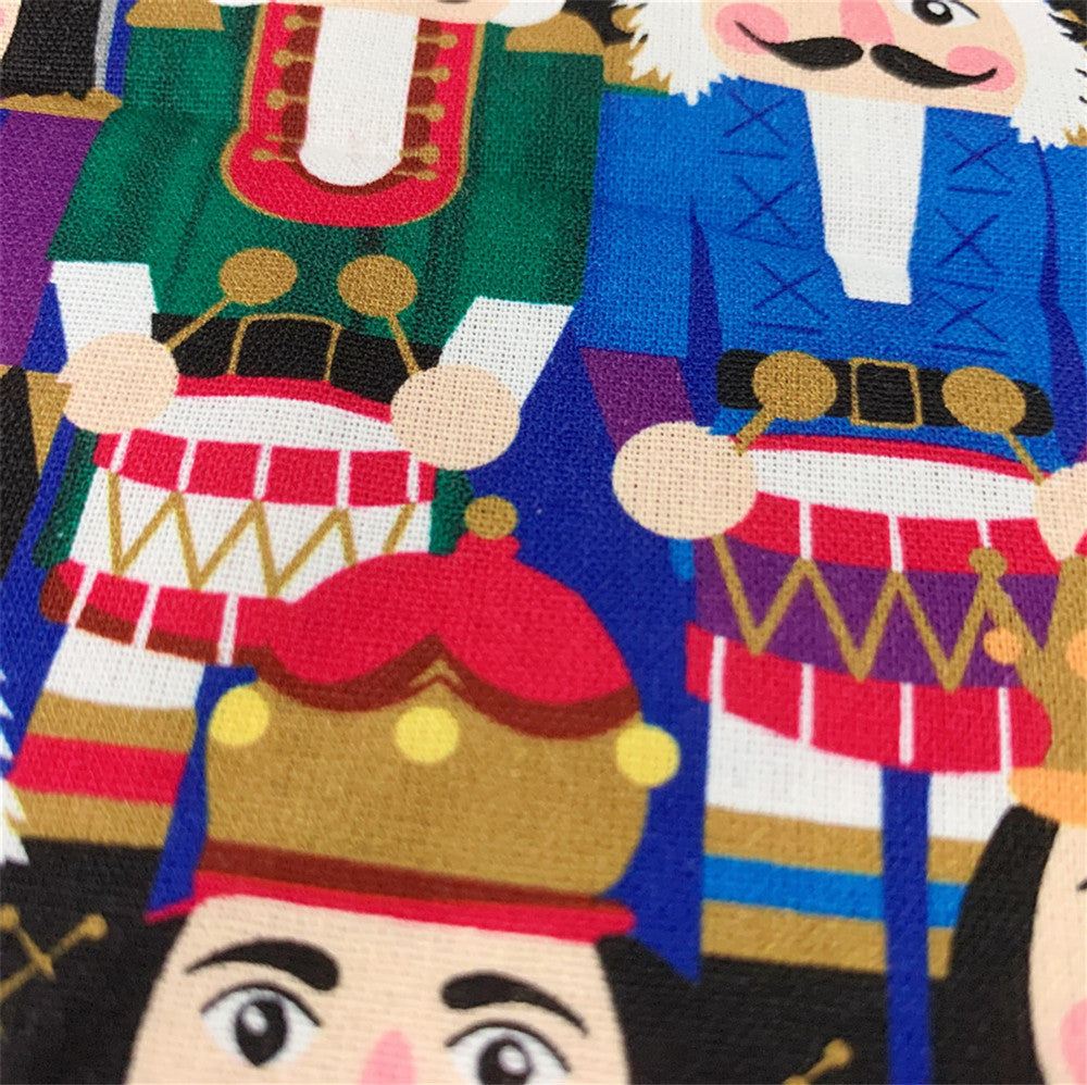 Toy Nutcracker Printed Cotton Fabric DIY sewing Clothing Tissue Telas Patchwork