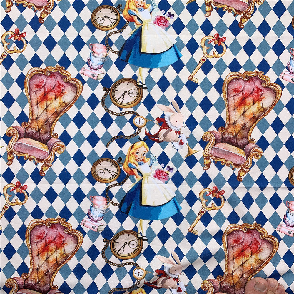 Dreamland Wonderland princess Cotton Fabric Sewing Quilting Patchwork Needlework Handmade DIY Material