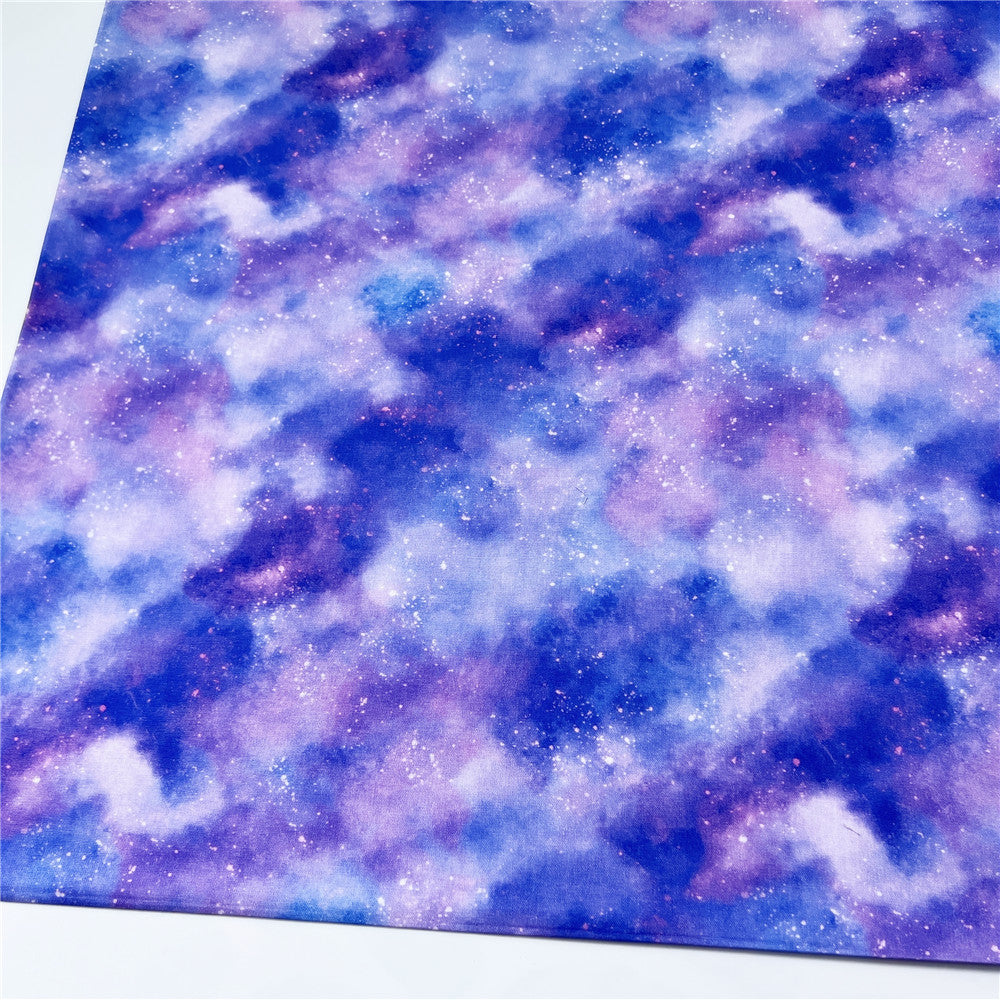 space starry sky Printed 100% cotton fabric ,Patchwork Cloth,DIY Sewing Quilting Material