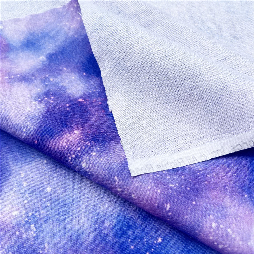 space starry sky Printed 100% cotton fabric ,Patchwork Cloth,DIY Sewing Quilting Material