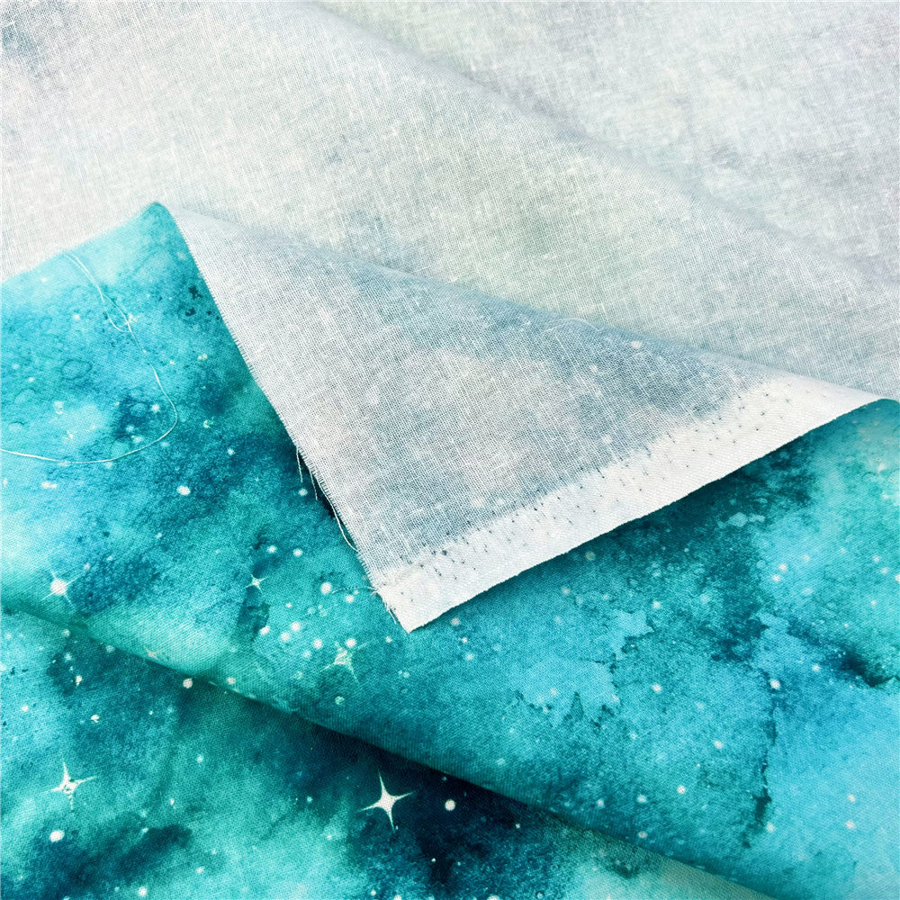 Starry sky dreamy green Halo dyeing Cotton fabric Cotton Fabric DIY Tissue Patchwork Printed Sewing baby Skirts clothes Quilting