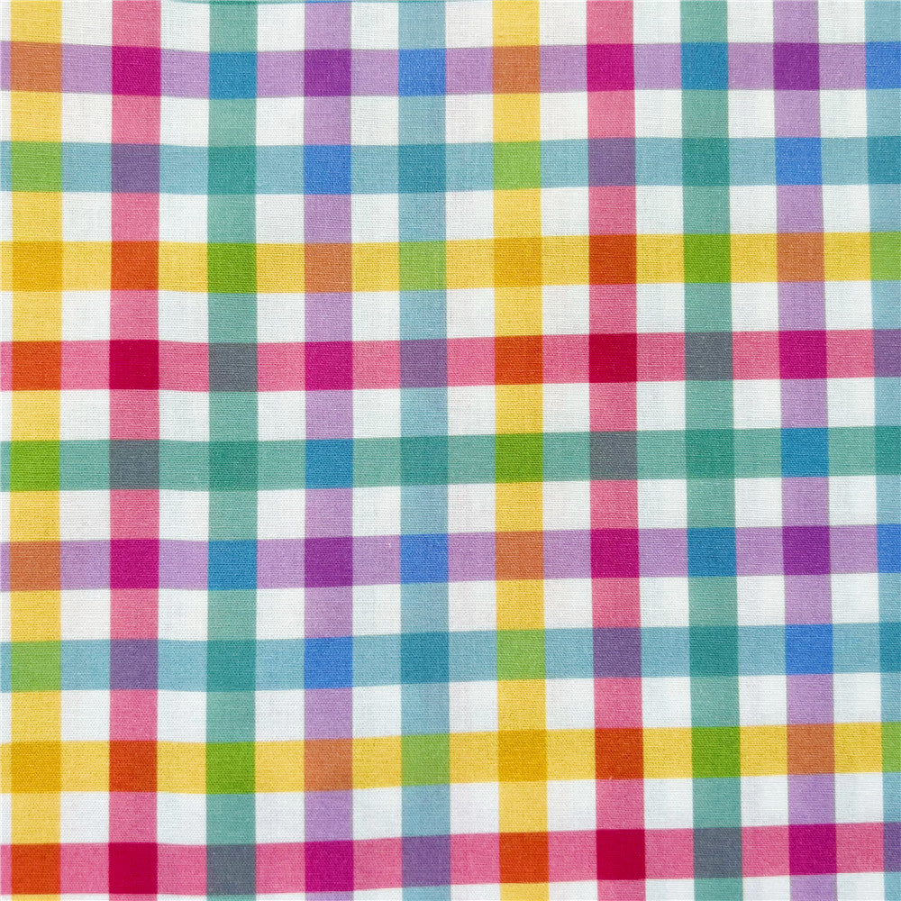 Rainbow Wave Dot Stripe Wave Geometry Cotton Plain Fabric Shirt Dress Handmade Baby Clothing Bag Needlework Patchwork Material